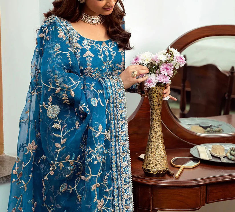 FAIZA SAQLAIN ORGANZA WEDDING WEAR 5318