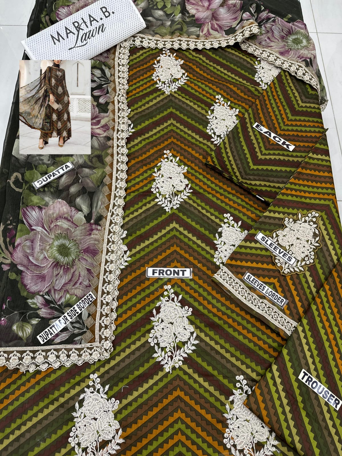 MARIA B LAWN WEAR 5386