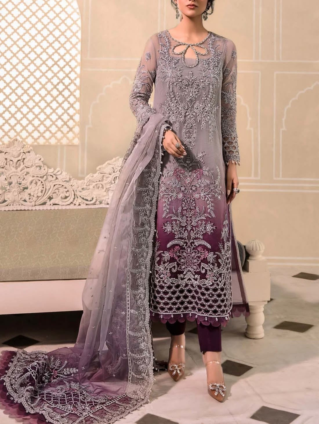 Maria B Orgnaza Wedding Wear KSS-191