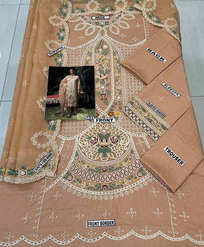 Shah Jahan Lawn/Khaddi Net Party Wear 5425