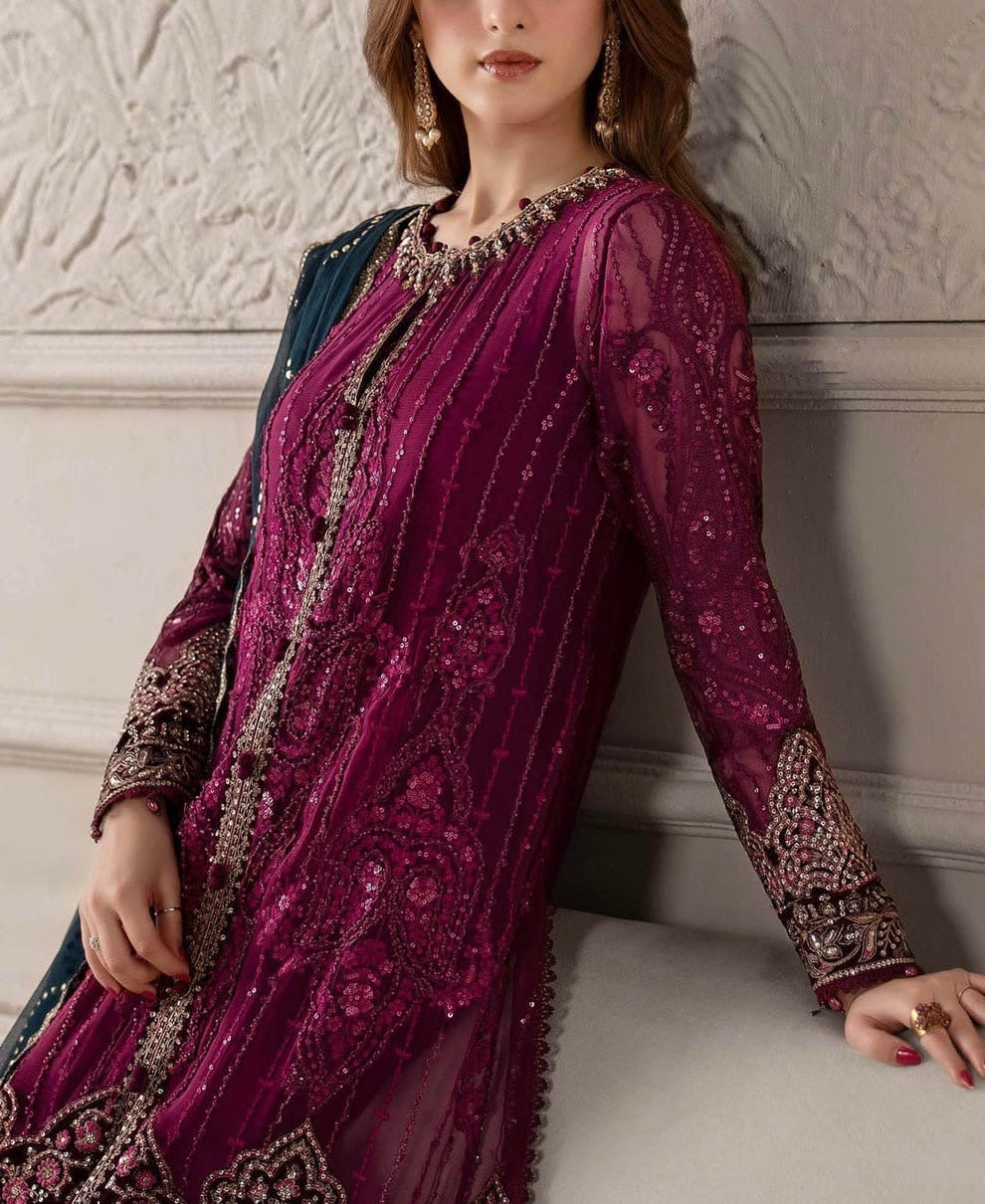 Maria B Chiffon Wedding Wear 5321