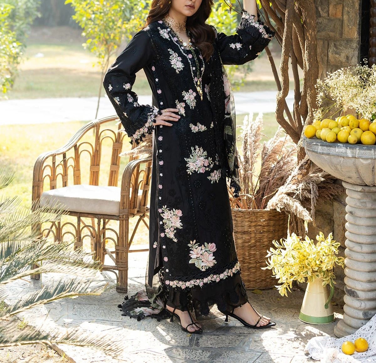 Elaf Lawn/Silk Wedding Wear 5447