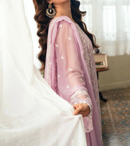 Azure Chiffon Party Wear 5483