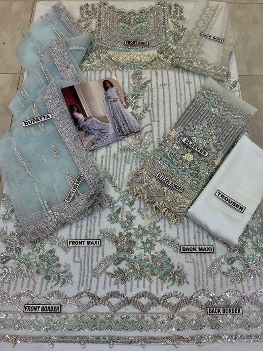 MUSHQ NET MAXI BRIDAL WEAR KSS-215