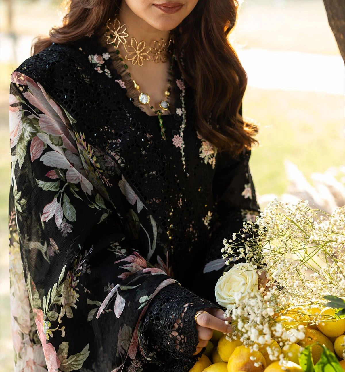 Elaf Lawn/Silk Wedding Wear 5447