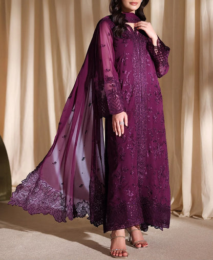 Azure Chiffon Party Wear 5522