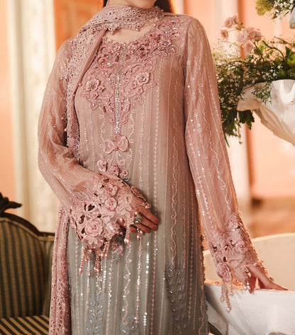 Maria B Chiffon Wedding Wear 4676