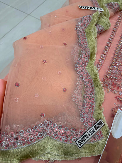Alizeh Organza Party Wear 5492