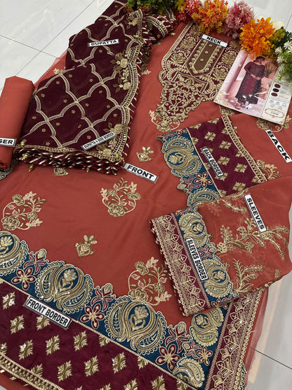 Asim Jofa Chiffon Wedding Wear 5368