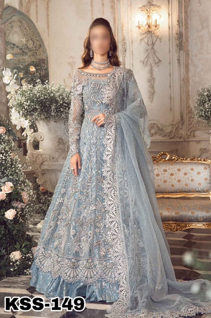 Maria B Organza Maxi Bridal Wear KSS-149