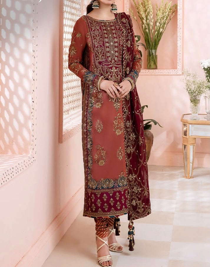 Asim Jofa Chiffon Wedding Wear 5368