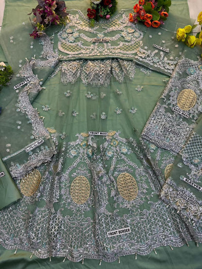 MARIA B NET MAXI BRIDAL WEAR