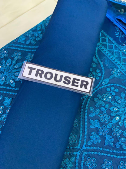 AZURE CHIFFON PARTY WEAR KSS-024-ZING