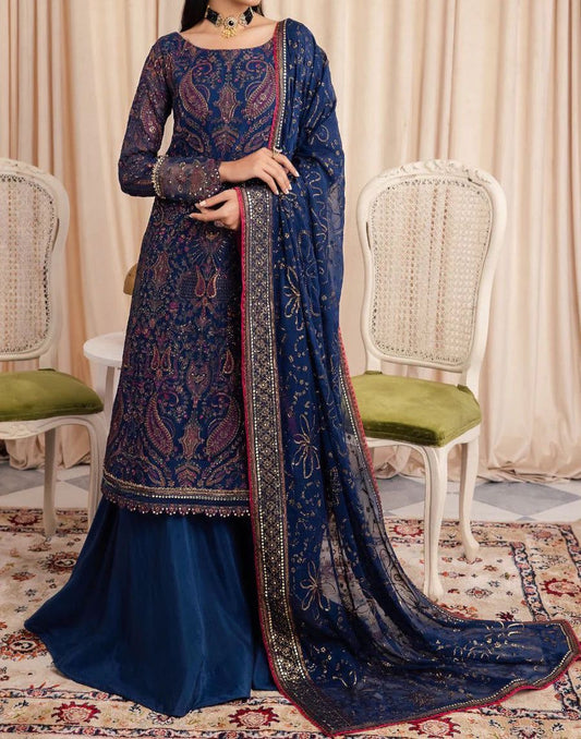 IZNIK LUXURY ORGANZA WEDDING WEAR HFV-4604