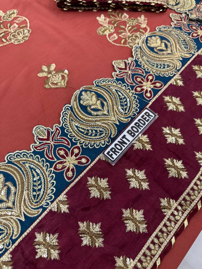Asim Jofa Chiffon Wedding Wear 5368
