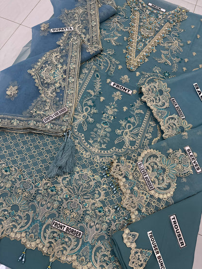 Imrozia Organza/Net Wedding Wear 5502
