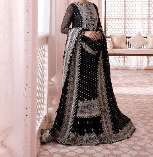 ASIM JOFA CHIFFON WEDDING WEAR hfv-4623