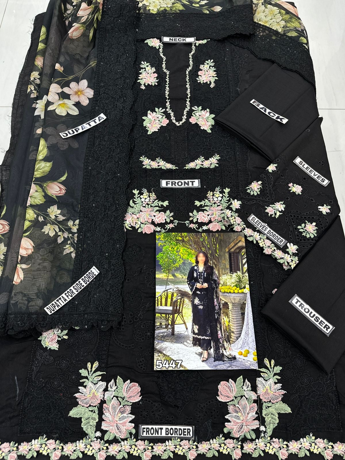 Elaf Lawn/Silk Wedding Wear 5447