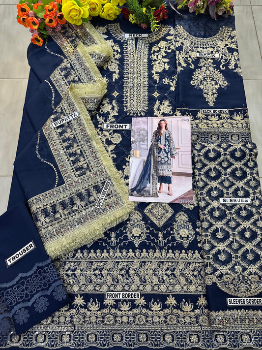 BAROQUE CHIFFON WEDDING WEAR KSS-227