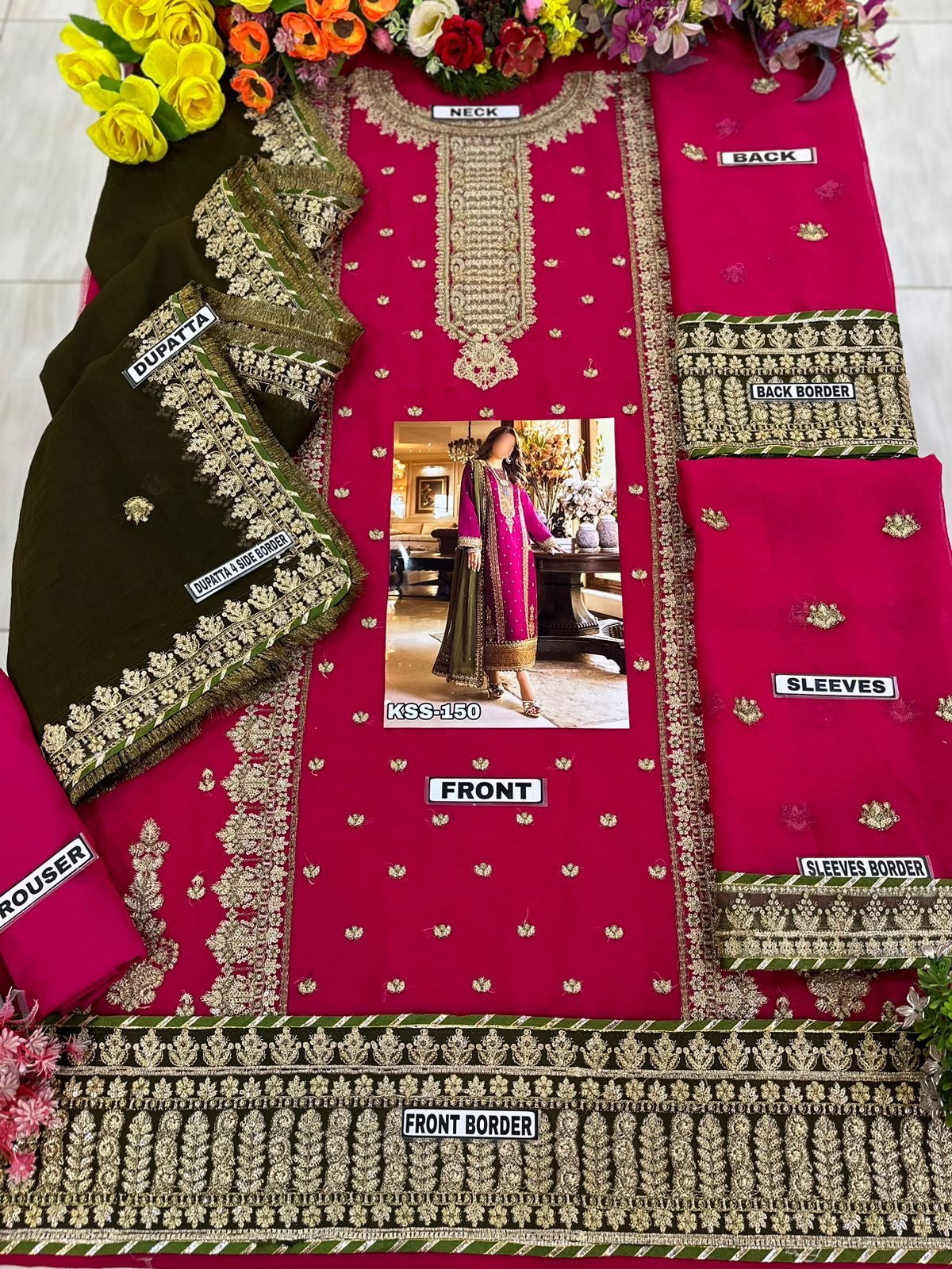 ASIM JOFA CHIFFON PARTY WEAR