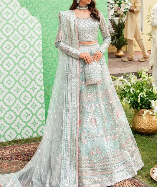 Imrozia Net Maxi Bridal Wear 5315