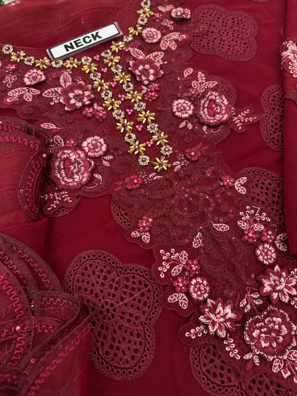 Maria B Chiffon Wedding Wear 5474