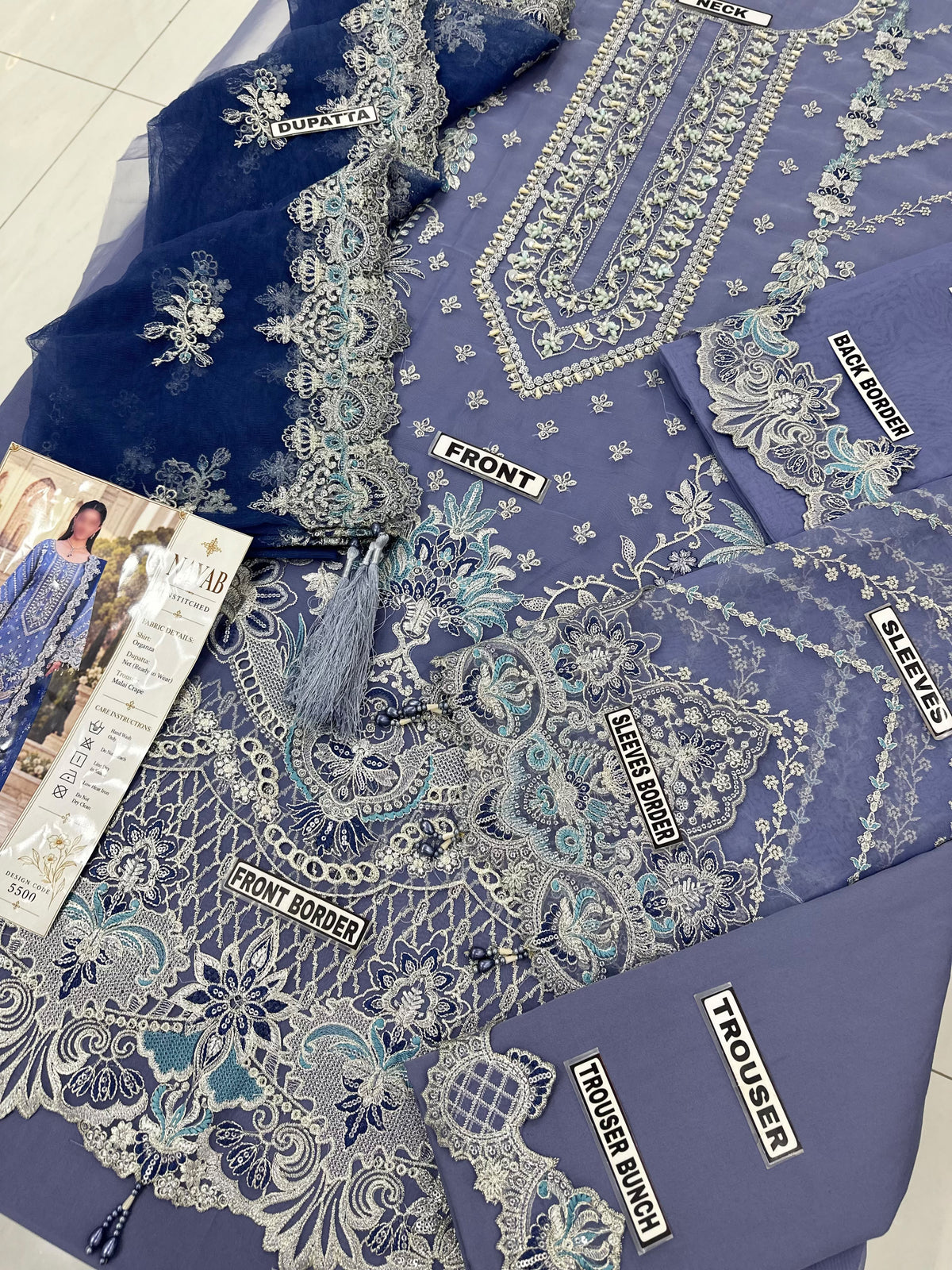 Imrozia Organza/Net Wedding Wear 5500