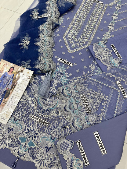 Imrozia Organza/Net Wedding Wear 5500