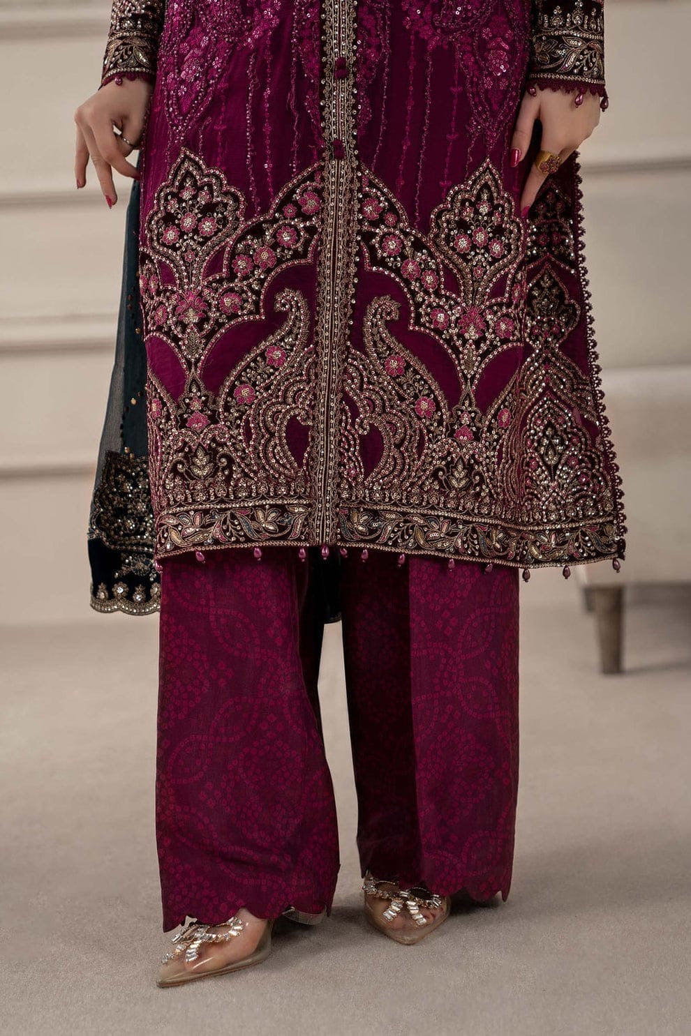 Maria B Chiffon Wedding Wear 5321