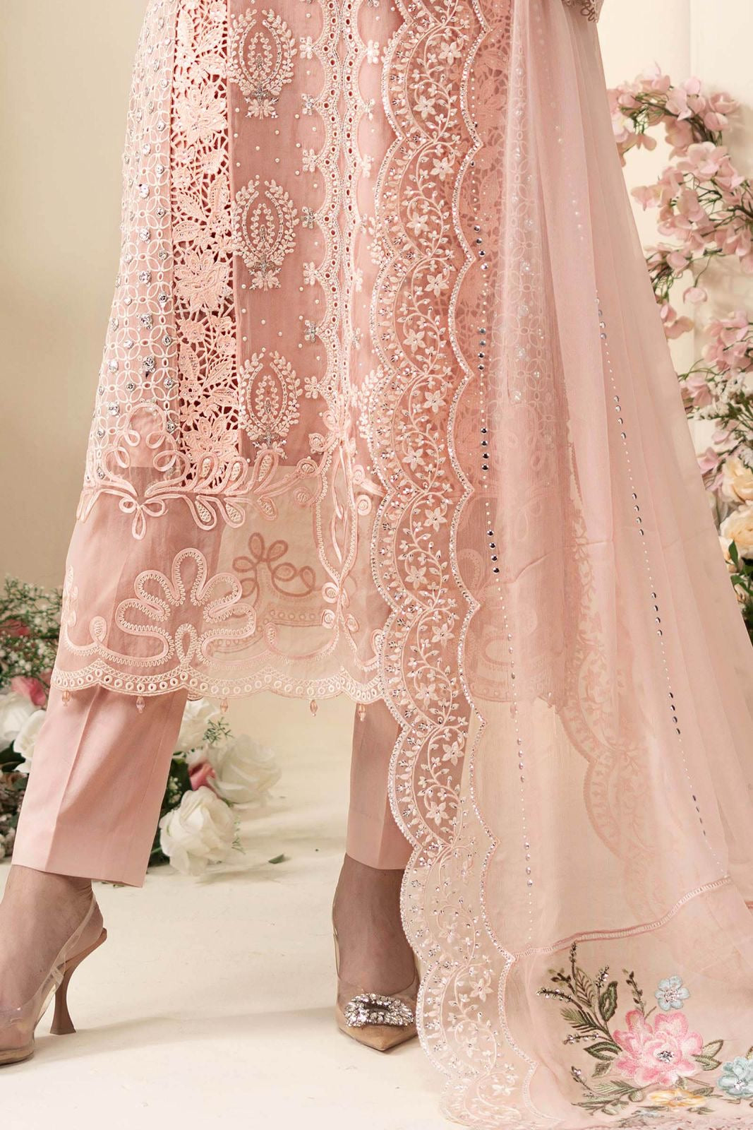 Maria B Chiffon Wedding Wear 5468
