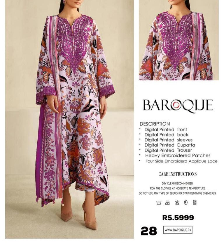 BAROQUE LAWN WEAR 5410