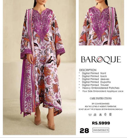 BAROQUE LAWN WEAR 5410