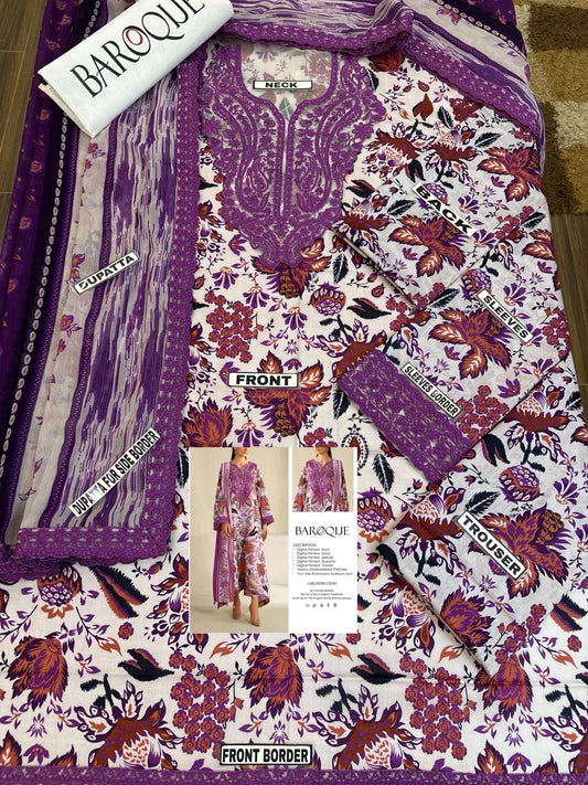 BAROQUE LAWN WEAR 5410