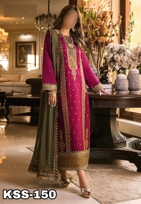 ASIM JOFA CHIFFON PARTY WEAR