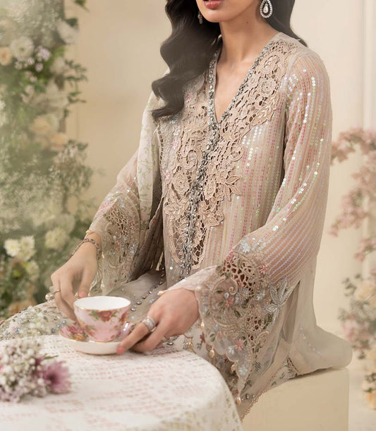 Maria B Chiffon/Silk Wedding Wear 5467