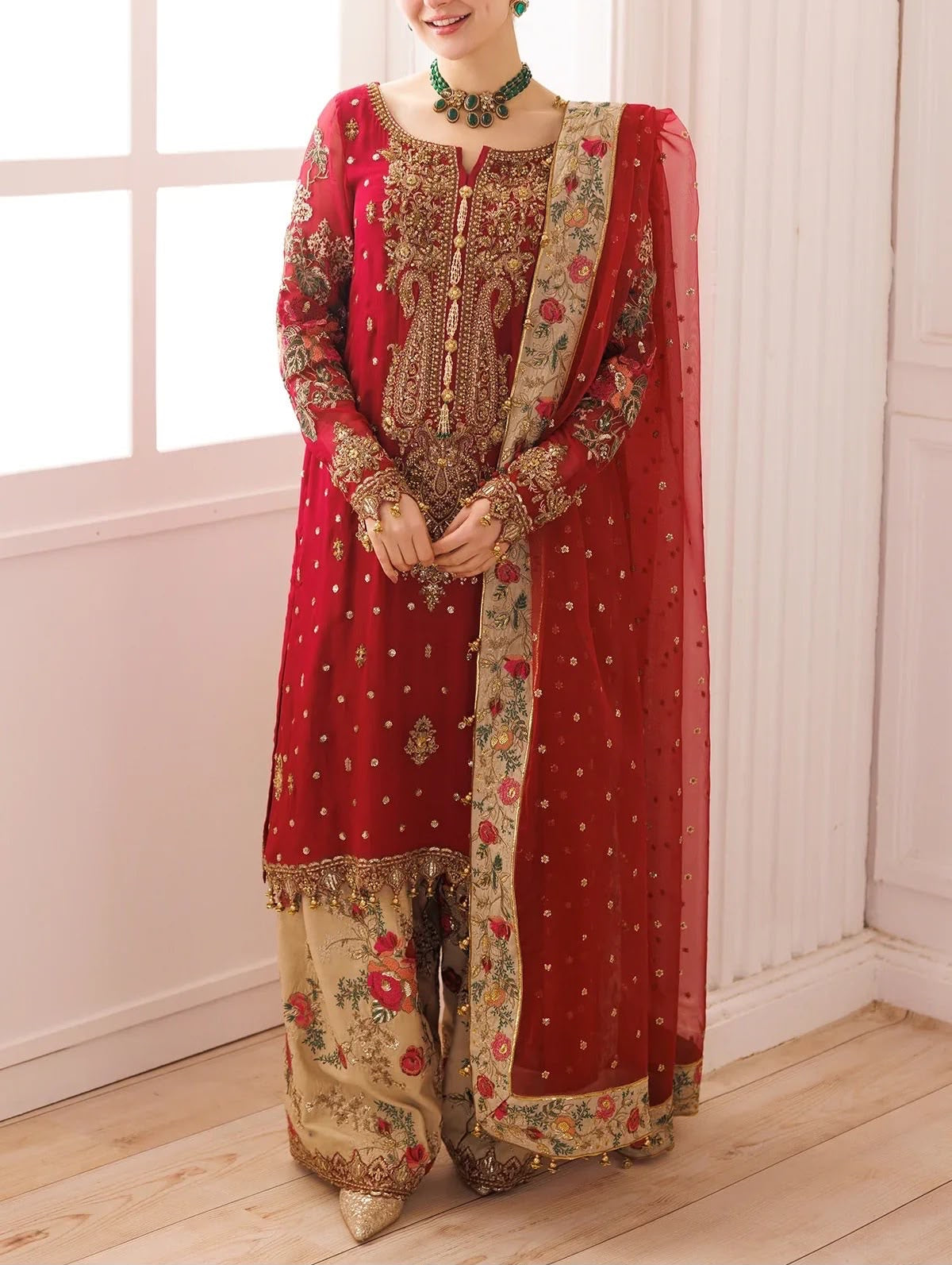 Charizma Chiffon/Organza Party Wear 5366