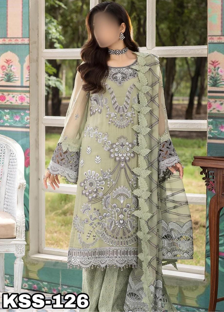 Flossie Chiffon Wedding Wear KSS-126
