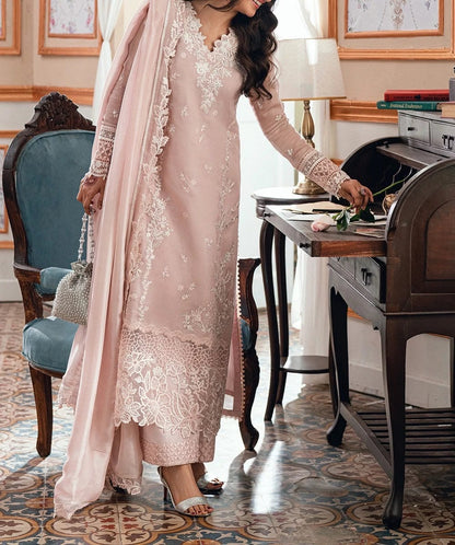 Azure Chiffon Party Wear 5482