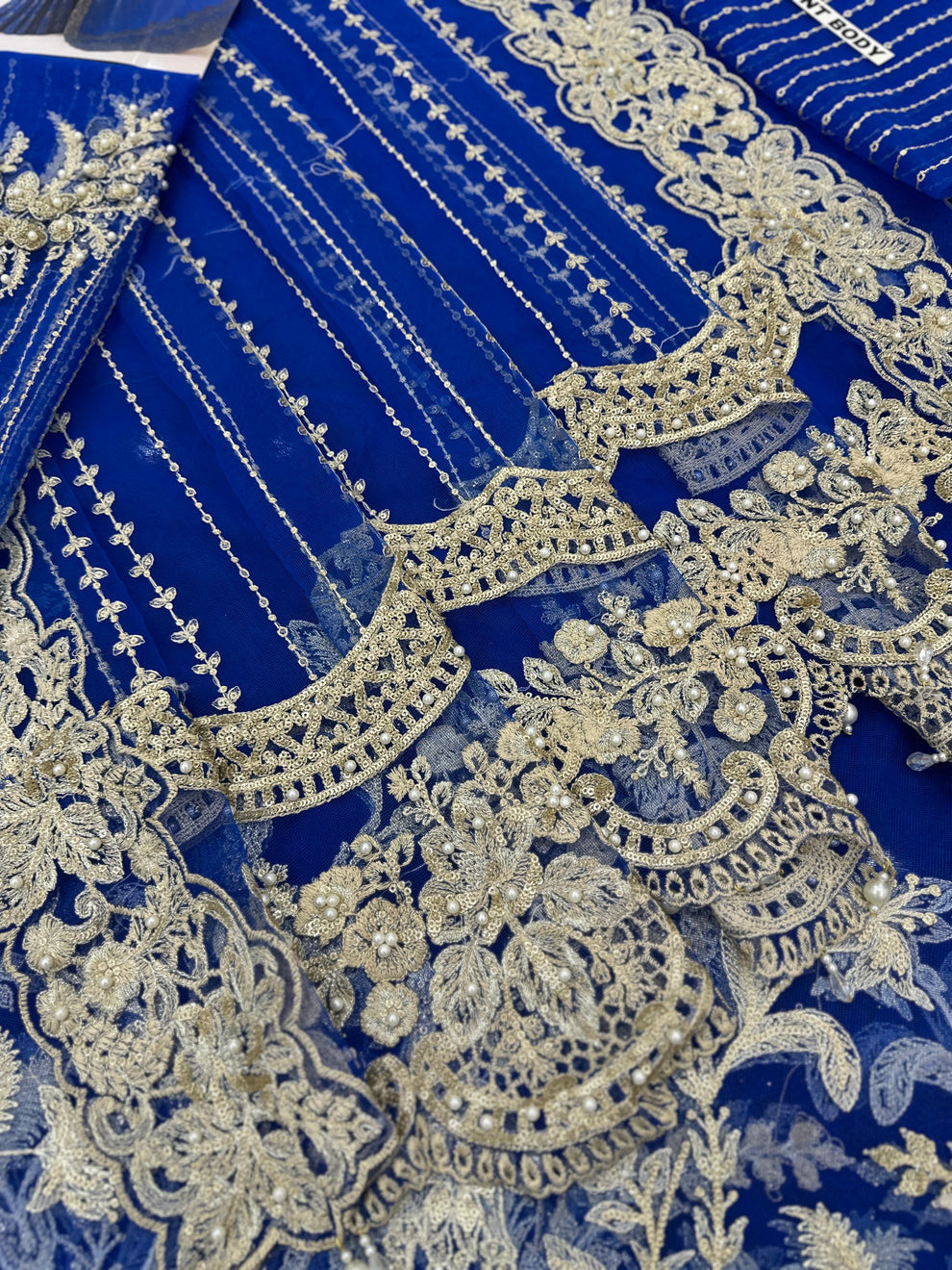 Maria B Net Saaree Wedding Wear 5309