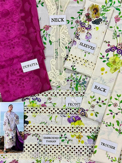CRIMSON BY SAIRA SHAKIRA LAWN WEAR hfv-4628