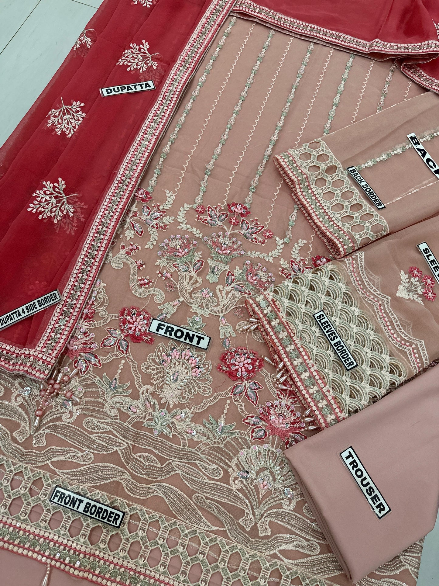 Husn-e-Suroshi Chiffon Party Wear SR-04