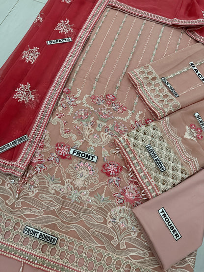 Husn-e-Suroshi Chiffon Party Wear SR-04