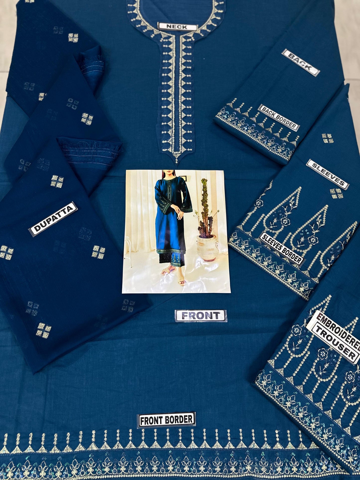 ZAIB LAWN/CHIFFON PARTY WEAR 5297