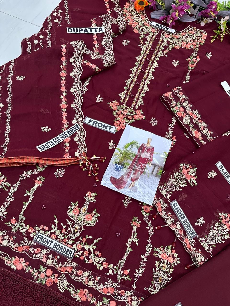 Husn-e-Suroshi Chiffon Party Wear SR-02