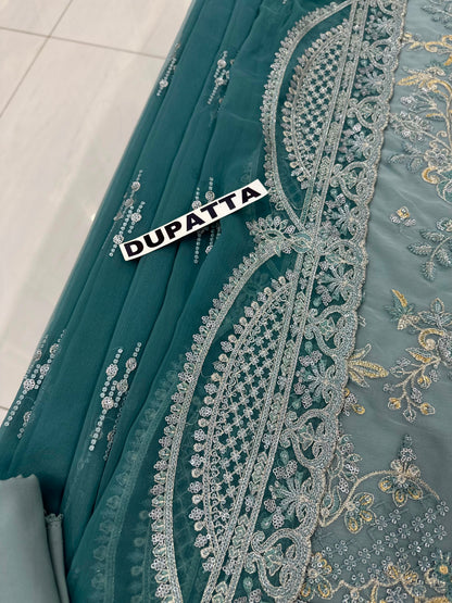 Nameera By Farooq Chiffon Wedding Wear 5471