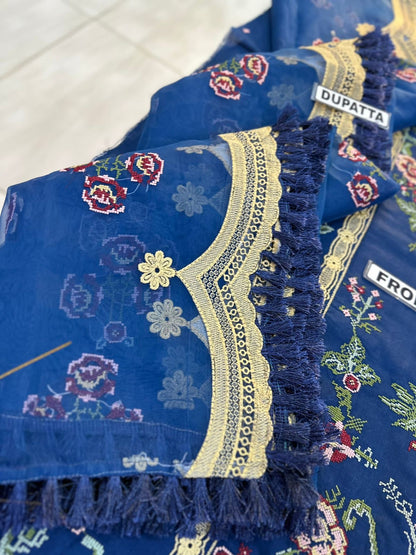 SOBIA NAZIR LAWN/ORGANZA PARTY WEAR KSSL-127