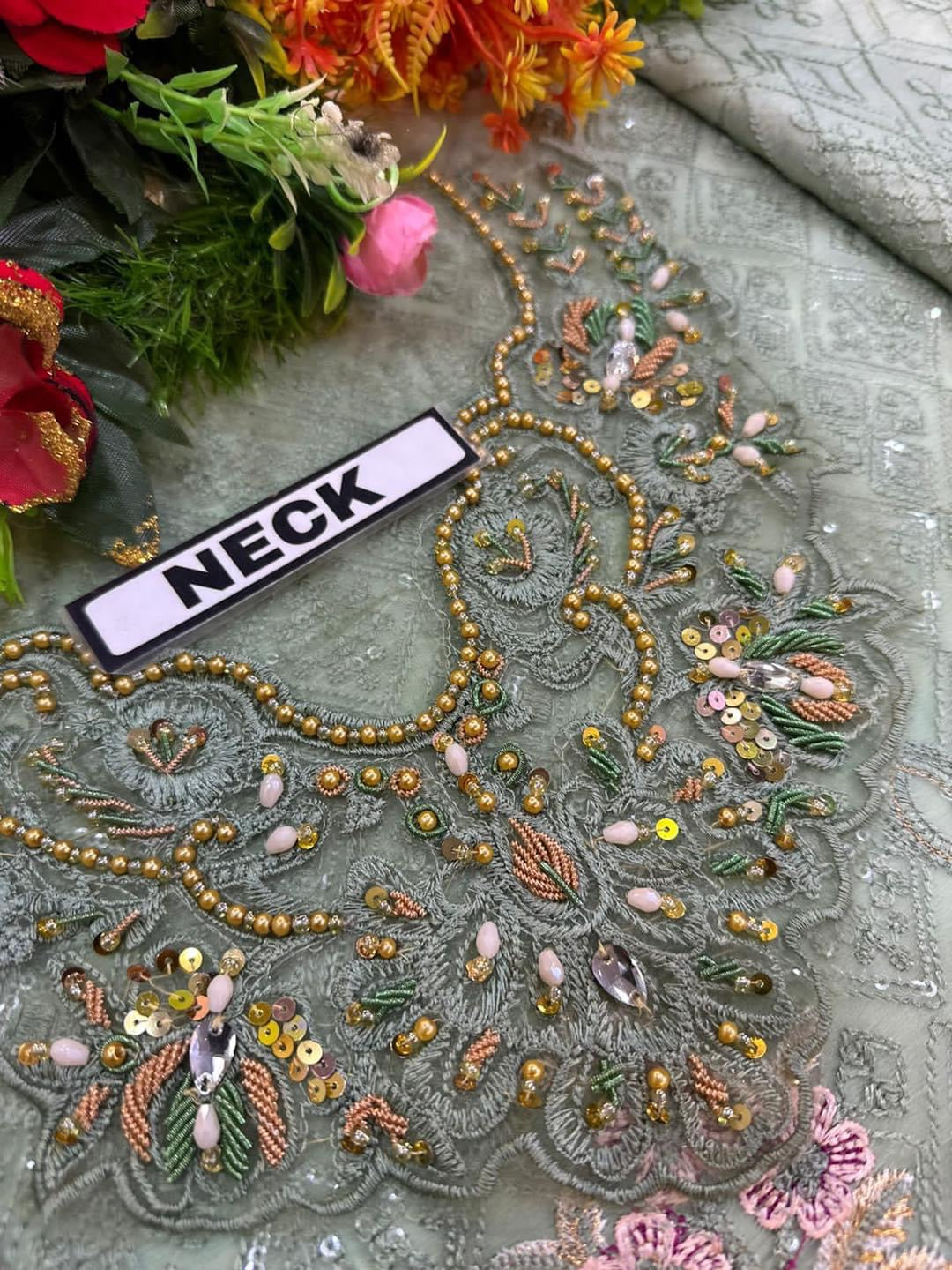 RAMSHA CHIFFON/NET PARTY WEAR KSS-101