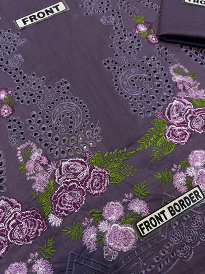 JADE CHIKANKARI LAWN/DIAMOND DIGITAL ORGANZA 5418