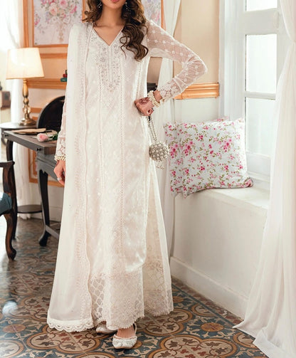 Azure Chiffon Party Wear 5484