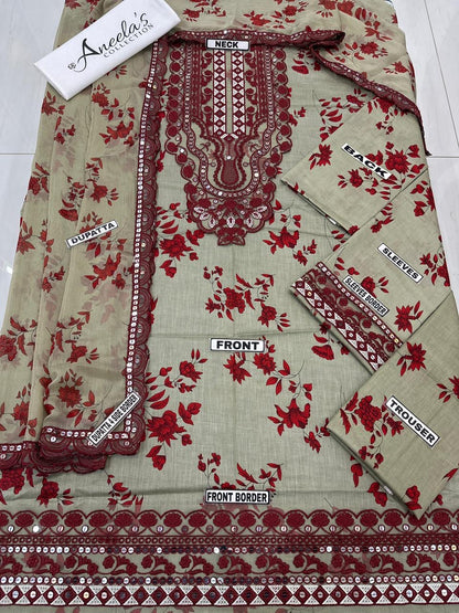 ANEELAS LAWN WEAR 5388